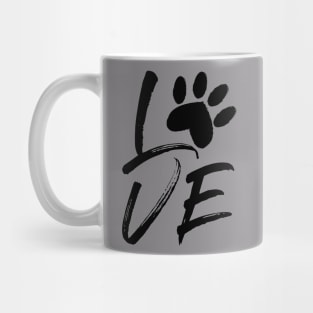 Love paw T-shirt Mug